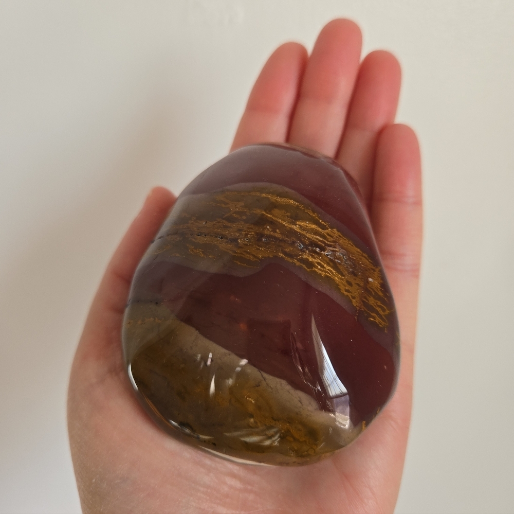 XL Mookaite Palm Stone